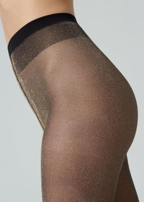 Collant Lurex Brillant 25DEN 